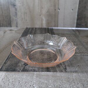MacBeth Evans American Sweetheart Pink Depression Glass Berry Dessert Bowl